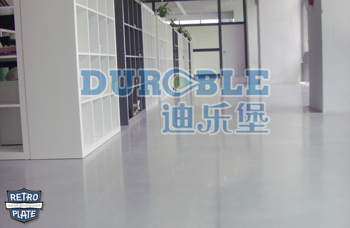 力石伯樂(lè)致密鋼化拋光施工--辦公場(chǎng)所地坪