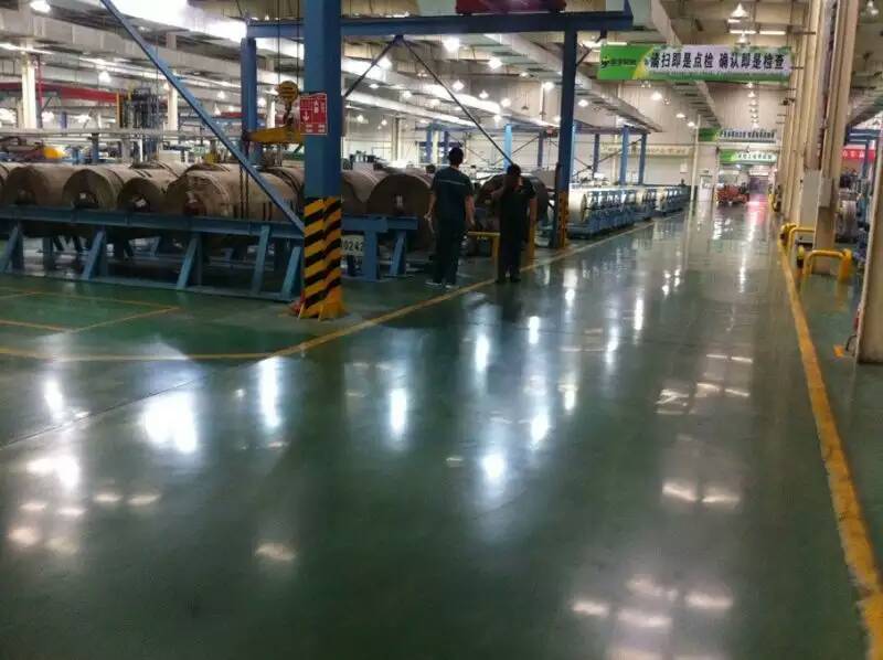 金宇輪胎AF固化劑車間地坪---上海耐福地坪