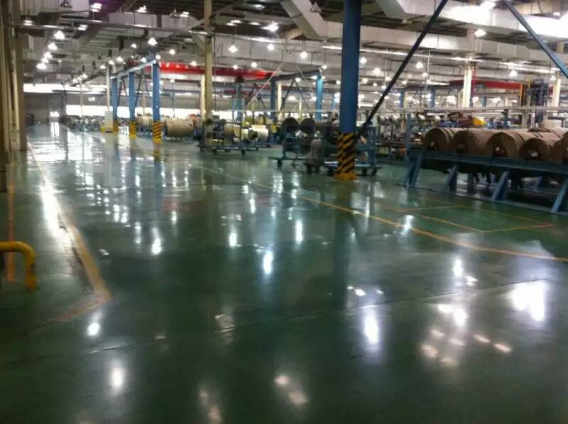 金宇輪胎AF固化劑車間地坪---上海耐福地坪