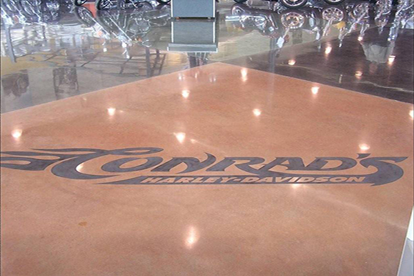 彩色藝術(shù)鋼化地坪