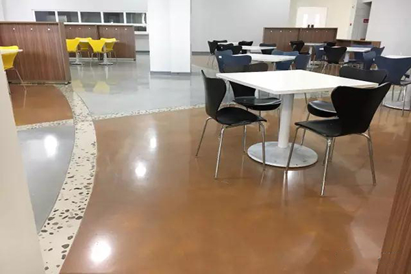 彩色藝術(shù)鋼化地坪