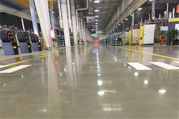 輪胎車間固化地坪