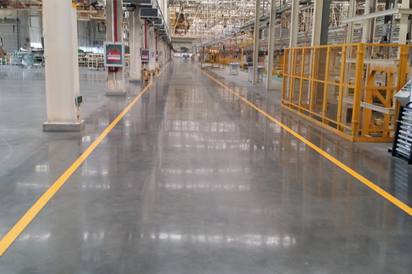 輪胎車間固化地坪