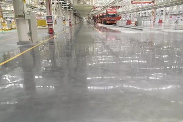 汽車(chē)車(chē)間固化地坪解決方案