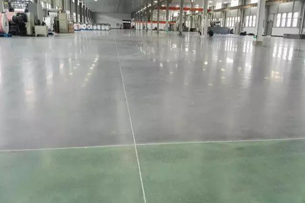 云南僑通包裝印刷車間地面——密封固化地坪